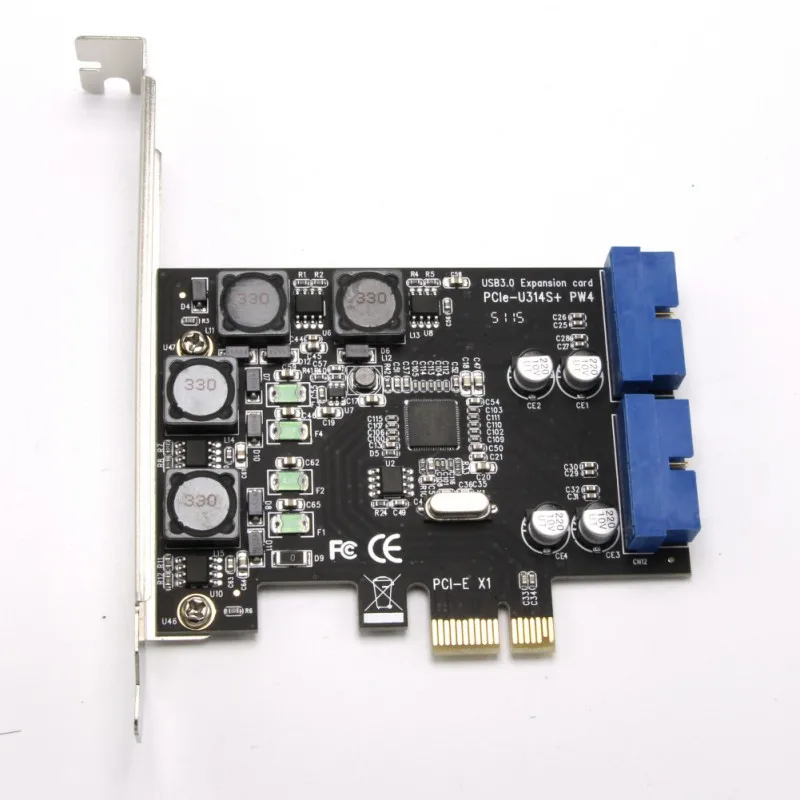 PCIe к SATA3.0 карта расширения 2 двойной 19/20PIN USB 3 0 настольный компьютер Интерфейс