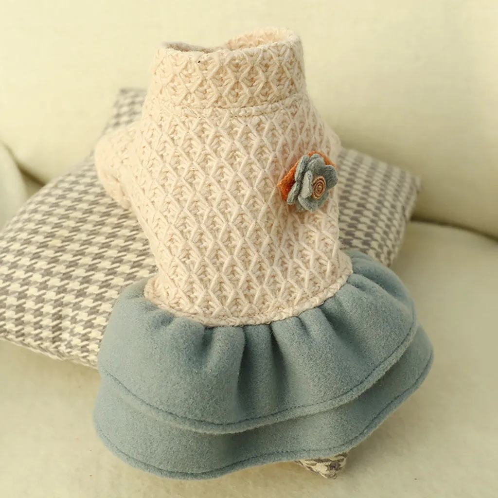 

New Fashion Cute Princess Dress Autumn And Winter Comfort Cat Dog Clothing For Small Dogs Winter Chihuahua Tshirt Puppy Vest
