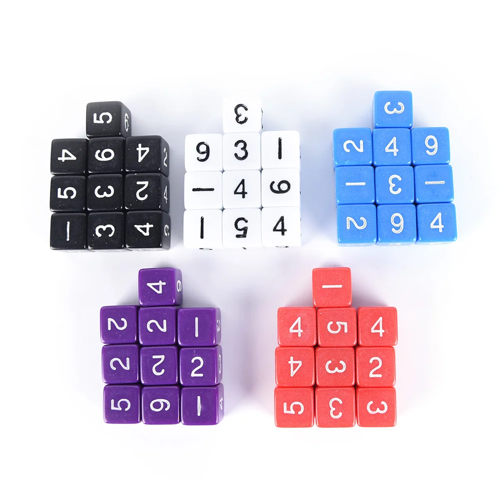 10 pces d6 bebida digital conjunto de dados para festa engraçado clube pub placa jogo jogo acessório 5 cores 16mm|Dados| -