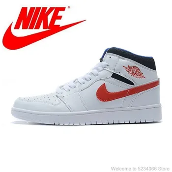 

Original Nike Air Jordan 1 AJ1 OG mid-cut men's basketball shoes size 40-45 554725-116