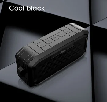 

M3 Portable Anti-fall Wireless Bluetooth5.0 Speaker Waterproof IPX7 Column Box Support TF Card/USB/AUX/FM with NFC Call Function