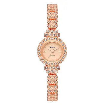 

Rose Gold Stainless Steel Women Bracelet Watches Luxury Fashion Diamond Dress Watch High Quality Ladies Quartz Wristwatches