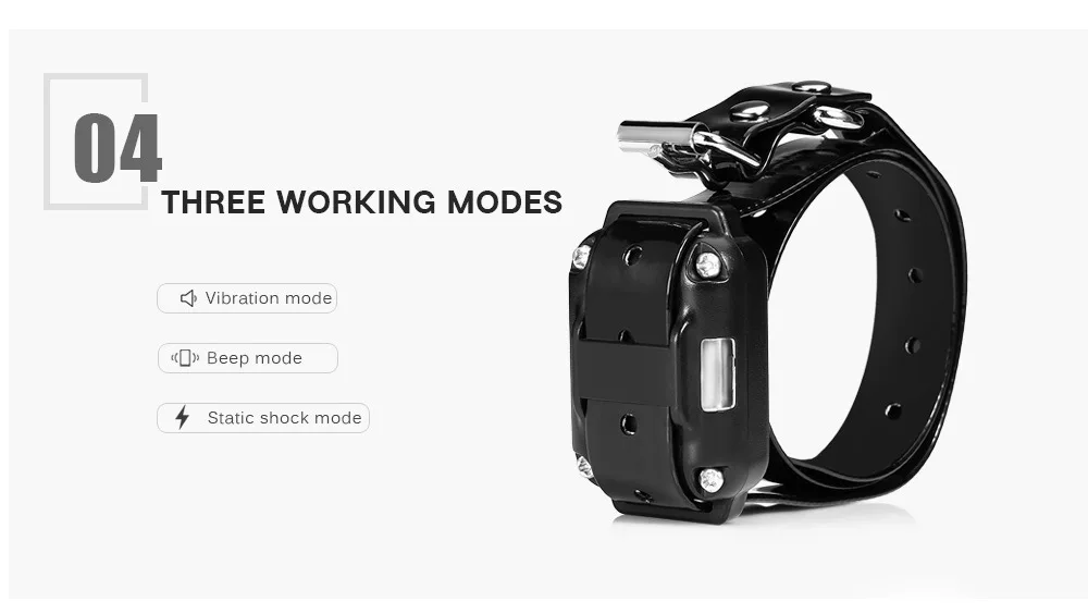 880 800m Waterproof Rechargeable Dog Training Collar Remote Control LCD Display