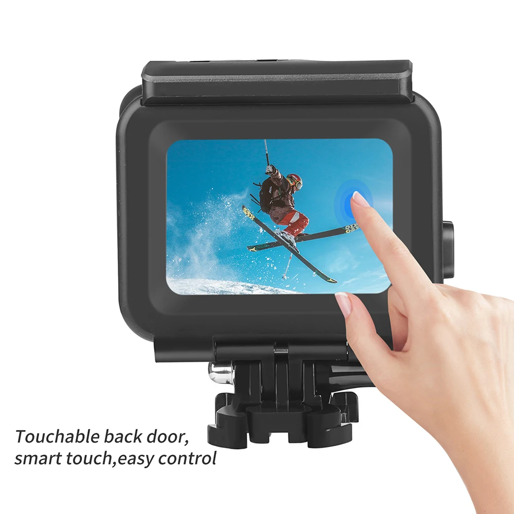 45 м водонепроницаемый чехол для Gopro Hero 7 6 5 Black экшн-камера Подводный Go Pro 5 защитный чехол крепление для GoPro Аксессуар