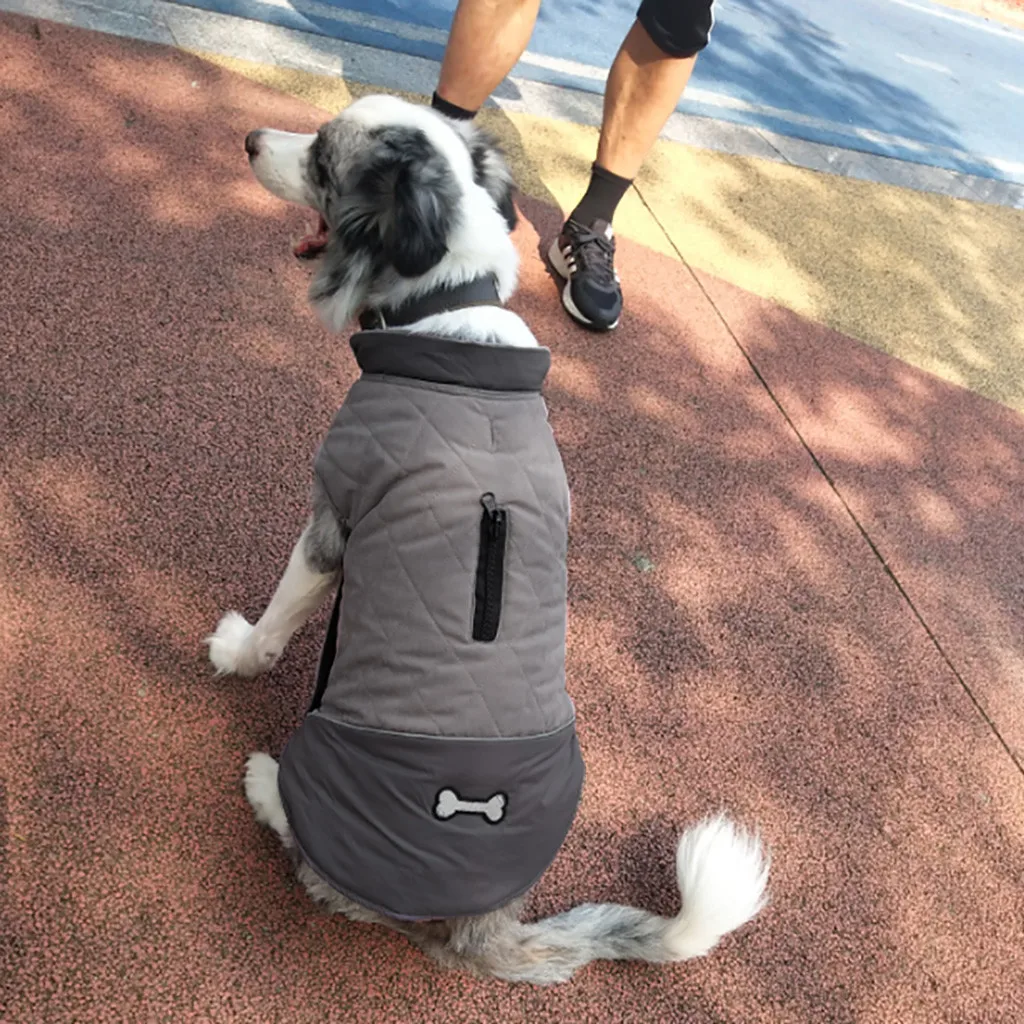 Одежда для собак зимние теплые куртки для собак Одежда для щенков толстовки для маленьких средних собак Одежда для щенков XS-3XL# LR2