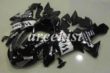 

4 Free Gifts New ABS Motorcycle Full Fairings Kit Fit For Kawasaki Ninja ZX-10R 2006 2007 06 07 10R bodywork set WEST