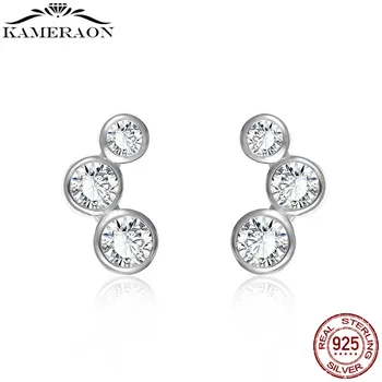 

Fashion Earrings Sterling Silver 925 Stackable Round Circle Small Stud Earrings Stud for Women Wedding Jewelry Gift