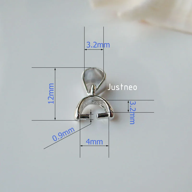 纯银吊坠夹扣小 (5)