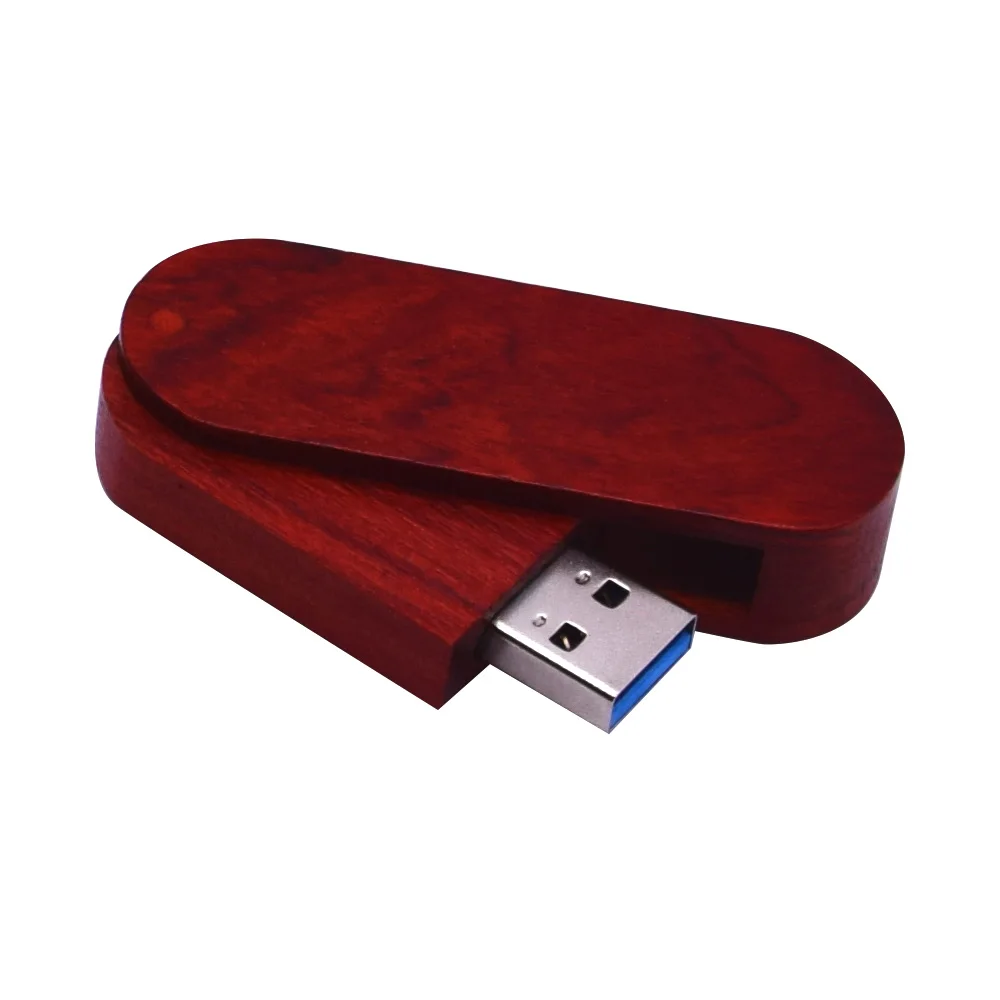 Red rose wood Вращающаяся деревянная usb-флешка Drive3.0 для фотосъемки, подарок на свадьбу, флешка, Usb флешка, 8 ГБ, 16 ГБ, 32 ГБ, 64 ГБ, карта памяти, флешка, Cutomer - Цвет: Red rose wood