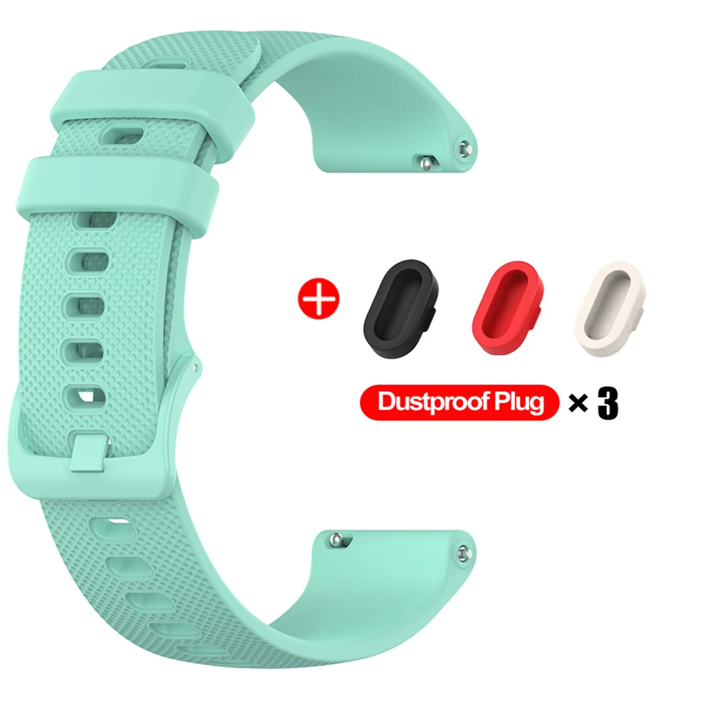 Silicone Dustproof Watch Strap with Secure Plug