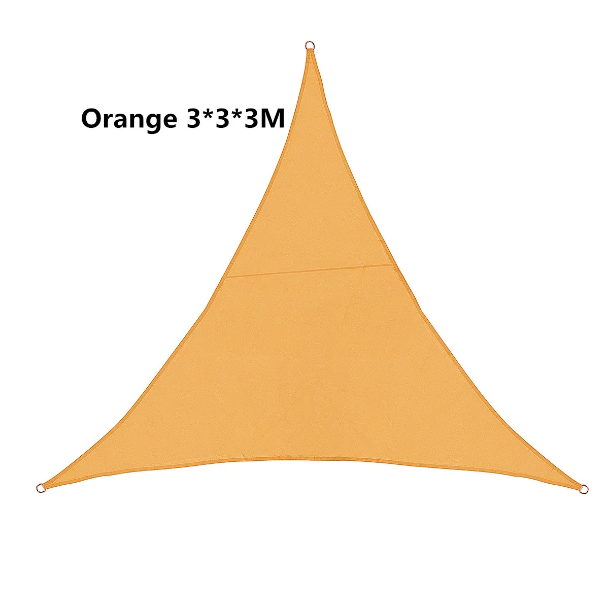 orange 3x3x3m Треугольник солнцезащитный навес тент навес навесы анти-УФ солнцезащитный навес водонепроницаемый Брезентовая палатка портативный Открытый Кемпинг скатерть для пикника - Цвет: orange 3x3x3m