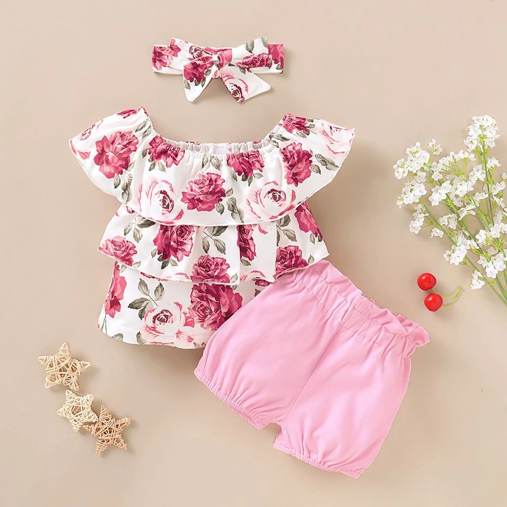 baby girl clothes with headbands