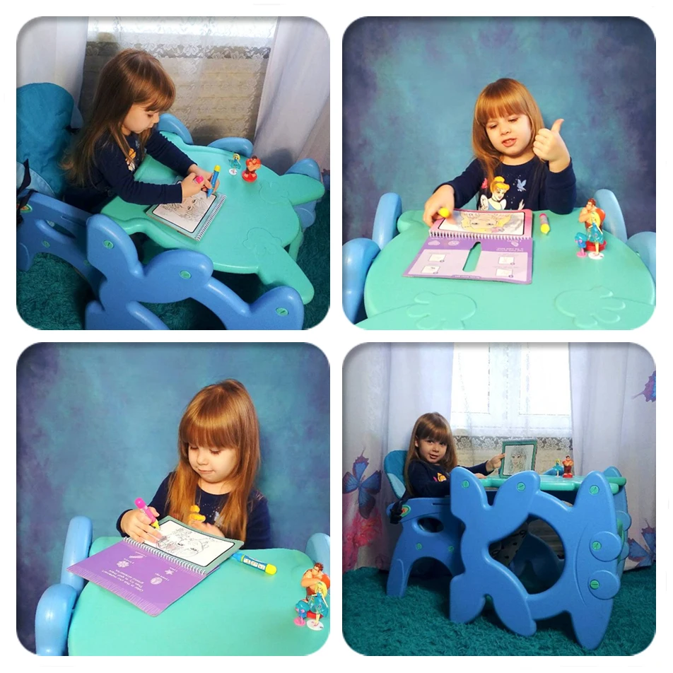 COOLPLAY Волшебная водная книга для рисования, раскраска, каракули и волшебная ручка, рисование, доска для рисования для детей, игрушки, подарок на день рождения