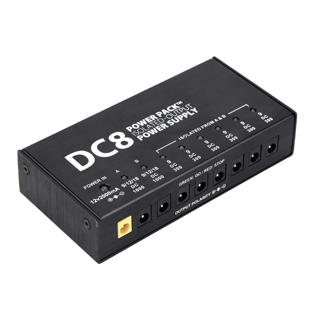 

1 Set 12V DC Electric Guitar Effect Pedal Effects Power Supply Charger Adpater