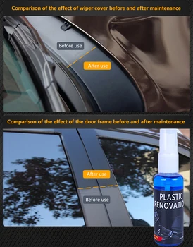 

Automotive Exterior Plastic Parts Retreading Agent Plastic Part Retreading Coating Paste Maintenance Car Leather Cleaner TSLM1