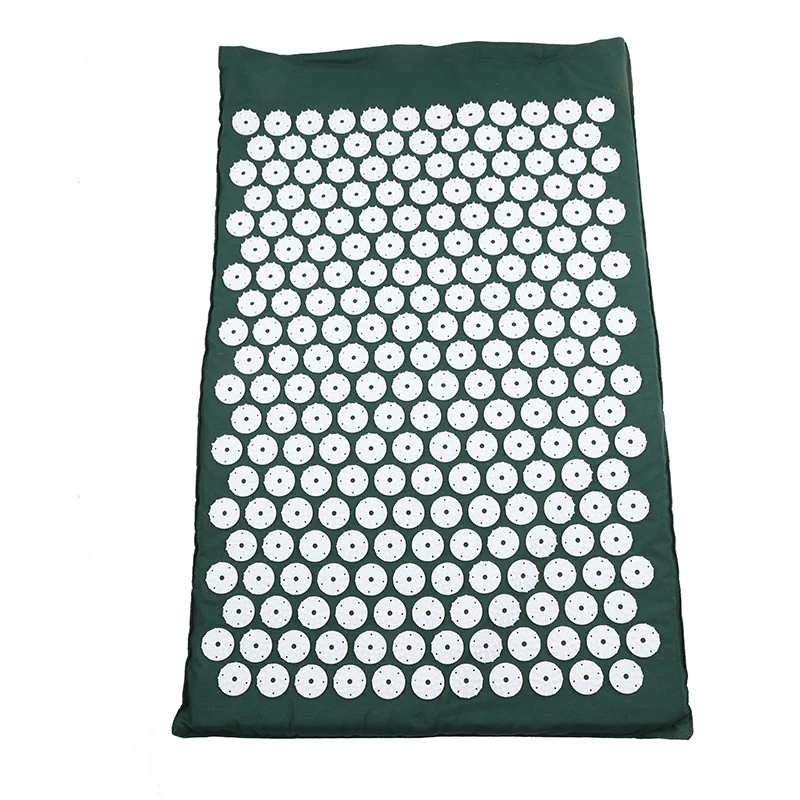 Dark Green pad only Массажная подушка, массажный коврик для йоги, акупрессура, облегчающий стресс, боль в спине, шип, коврик для акупунктурного массажа, коврик для йоги - Цвет: Dark Green pad only