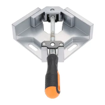 

DRELD Aluminum Single Handle 90 Degree Right Angle Clamp Angle Clamp Woodworking Frame Clip Right Angle Folder Tool For Welding