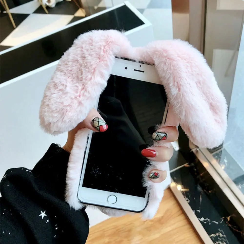 LCHULLE милый теплый пушистый мех Чехлы для Apple IPhone X XS 11 Pro MAX XR 6 6S 7 8 Plus 5 5S SE Стильный чехол
