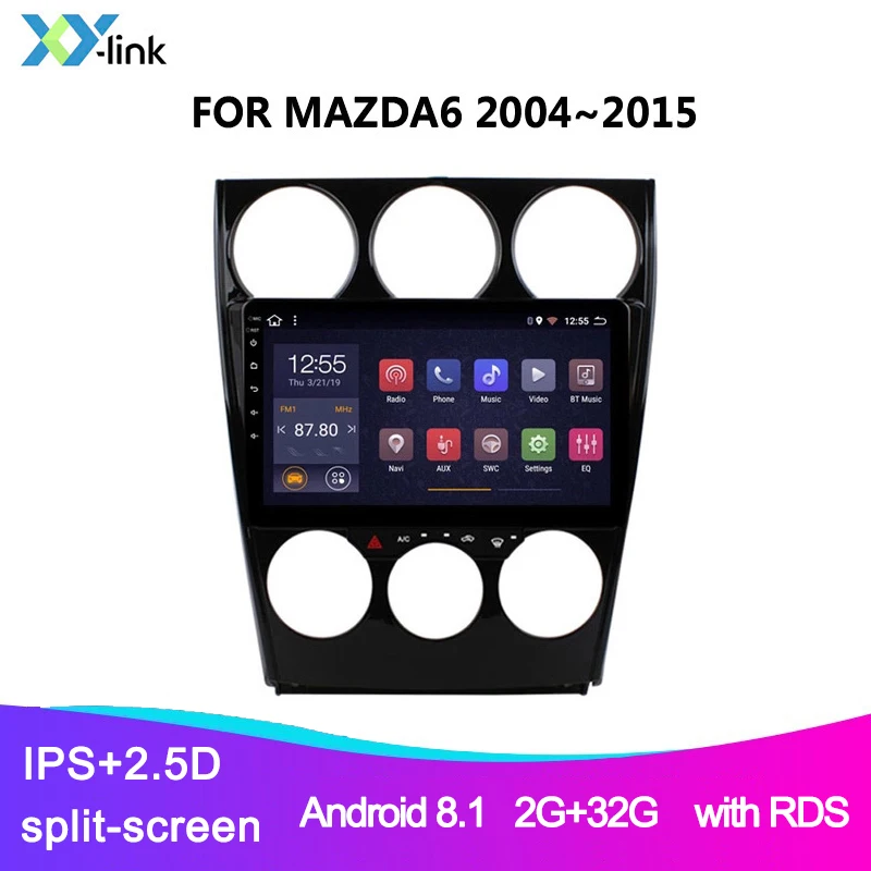 Автомобильный мультимедийный плеер Android 8 1 GPS ГЛОНАСС навигационная система для