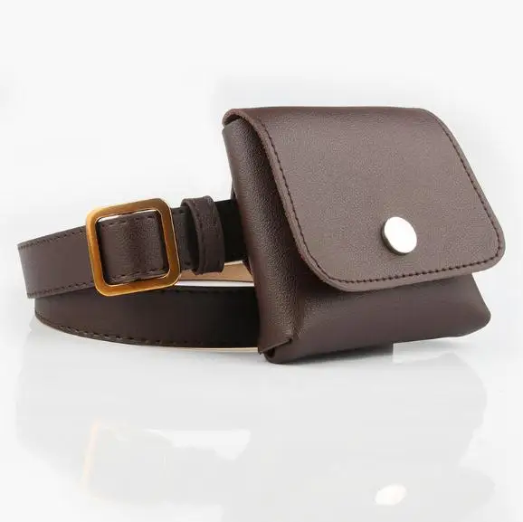 Поясная Сумка для женщин Fenny Fanny Pack, женский кошелек, кошелек для денег, кошелек для телефона - Цвет: Coffee