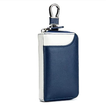 

Portable Leather Men & Women Car Key Bag Wallet Multi Function Key Case Fashion Card Holder Housekeeper Holders