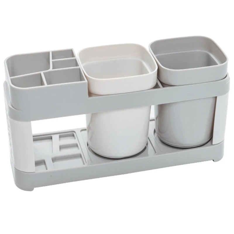 

Toothbrush Holder Brush Cup Set Bathroom Toothbrush Rack Simple Bathroom Wash Storage Rack