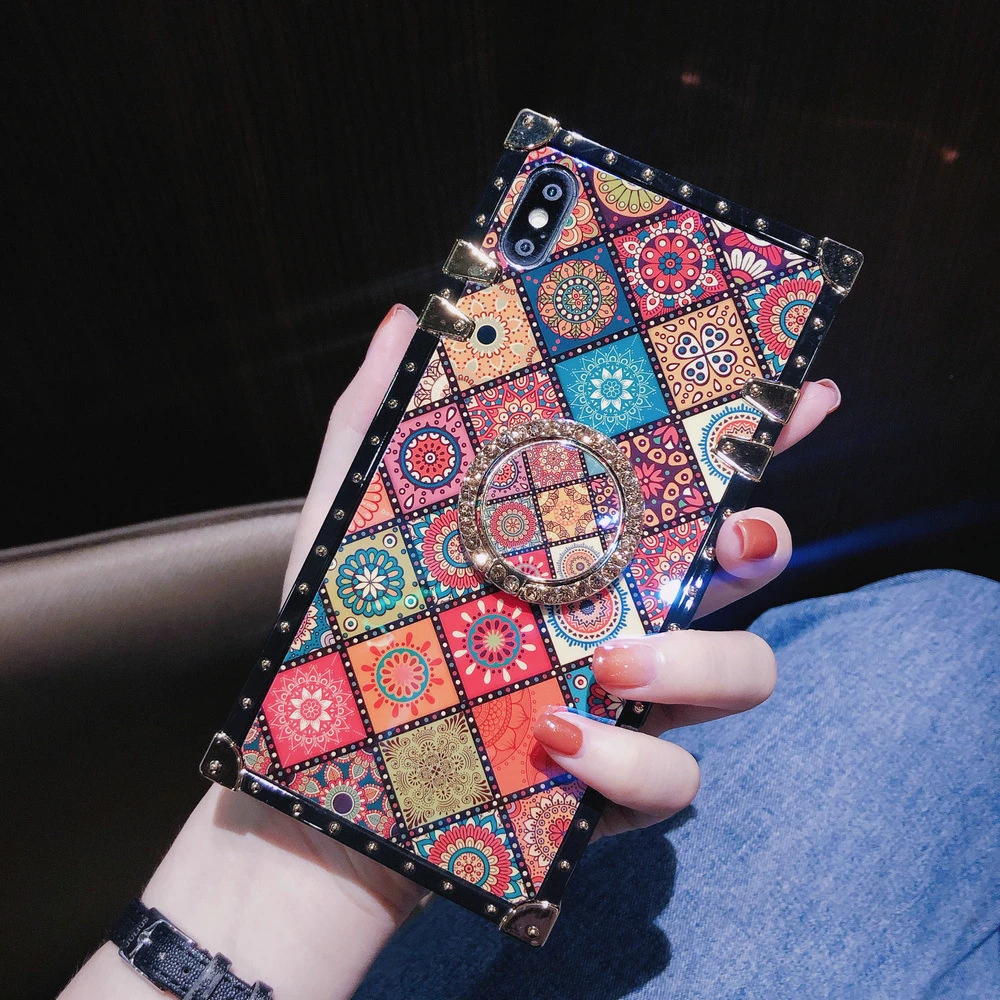 VOZRO Nation Wind For Iphone X Hand Shell Square Tide For Iphone7 6 6s 8 Plus 4