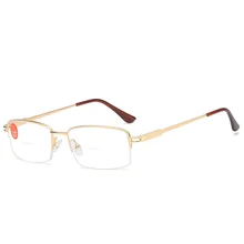 Новое поступление; классические модные деловые пресбиопические очки многофункциональная двойная-светильник пресбиопические очки унисекс Повседневная Дикий очки