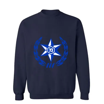 

Men's Football Shirt Off White Gym Couture Hip Hop 100% Cotton Print Hoodie Men Israeli police Sudadera Hombre Billie Eilish