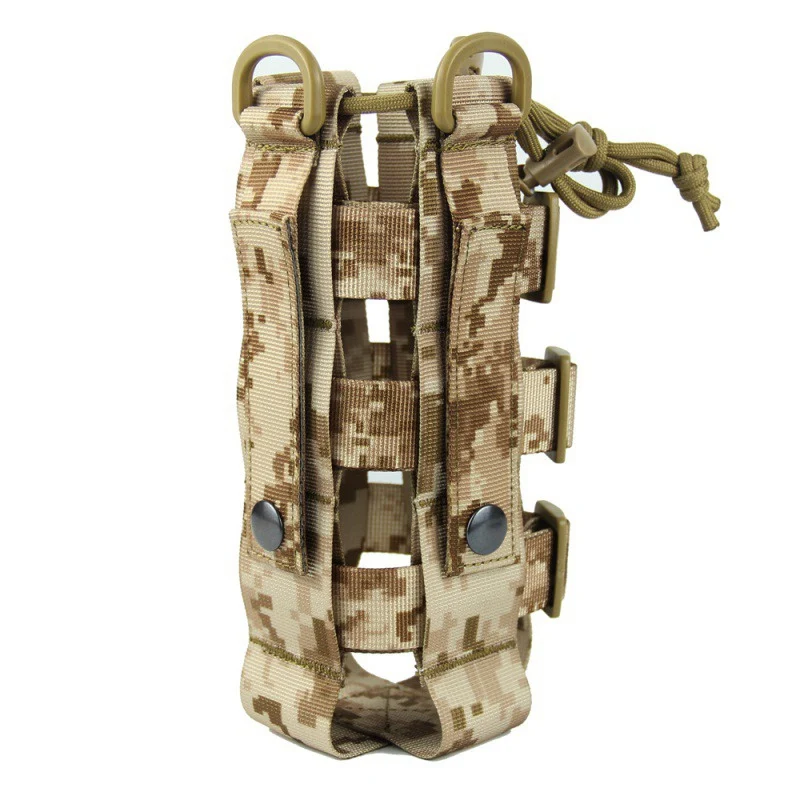 Molle сумка для бутылки воды, тактическая сумка для бутылки воды, военная система, сумка для чайника, походов, путешествий, наборы для выживания, держатель