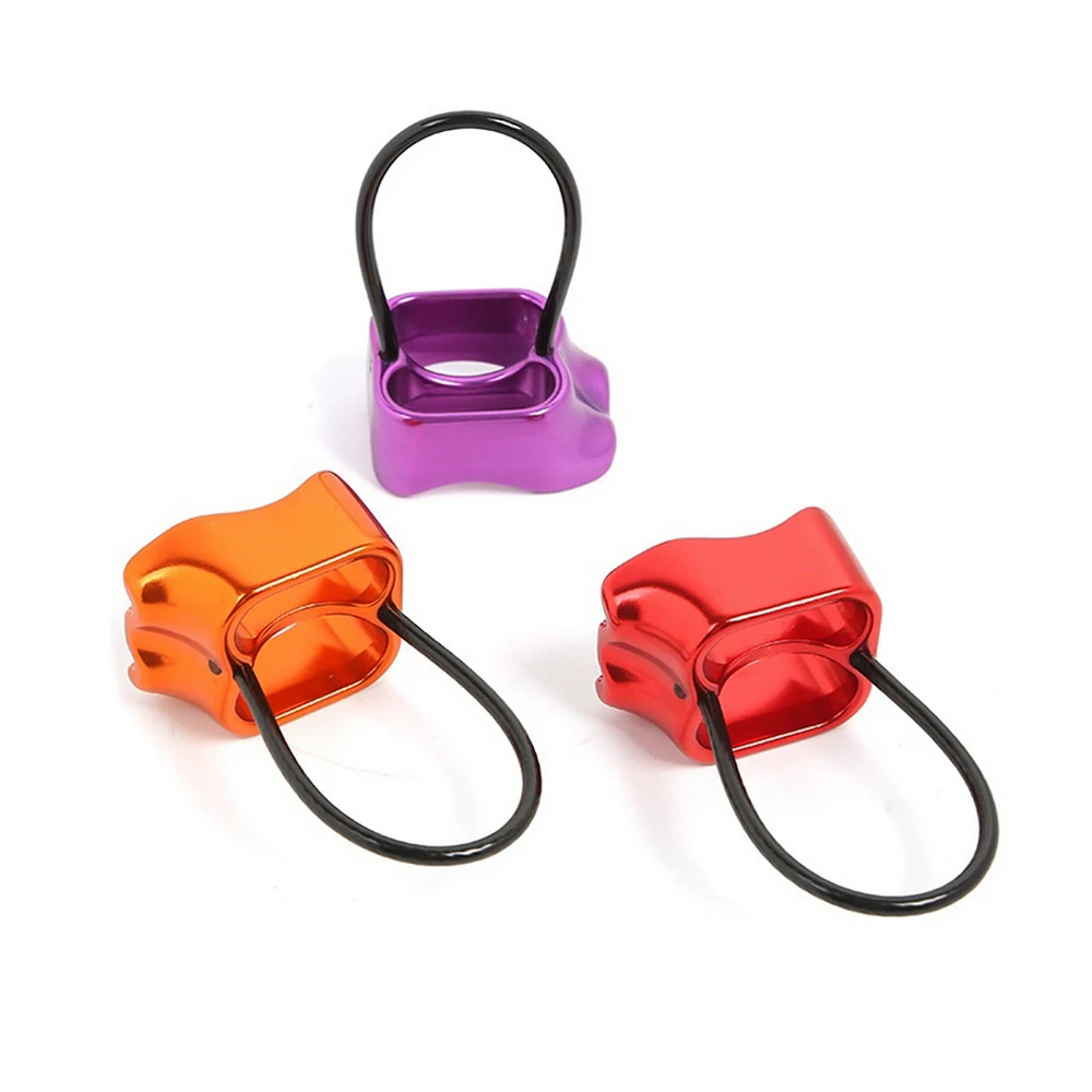 

Professional Rappel ATC Belay Device ETC Descender Aluminum 25KN Descender Outdoor Camping & Hiking Rock Climbing Equipment