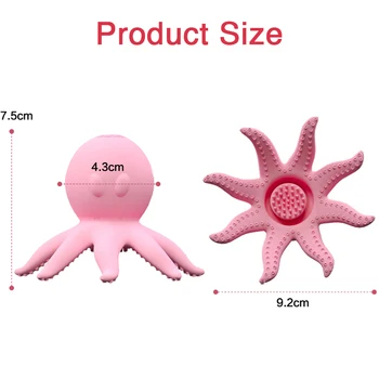 Nipple Massage Vibrator Clitoris Stimulator Oral Sex Adult Sex Toys Breast Pump Enlargement Licking Nipple Vibrators for Women 6