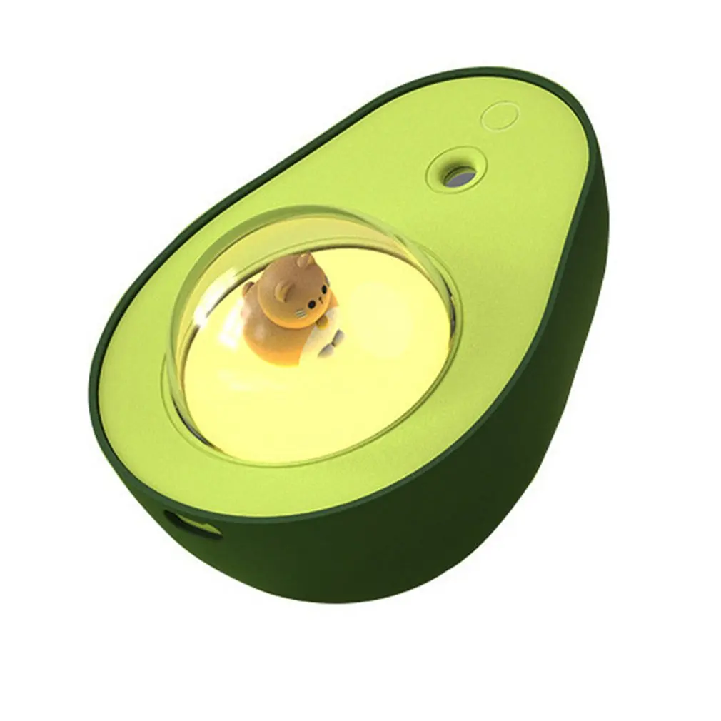 Avocado Aroma Diffuser 1200Mah Battery Usb Powered Air Humidifier with Ambient Lighting Desktop Decoration Children's Gift 