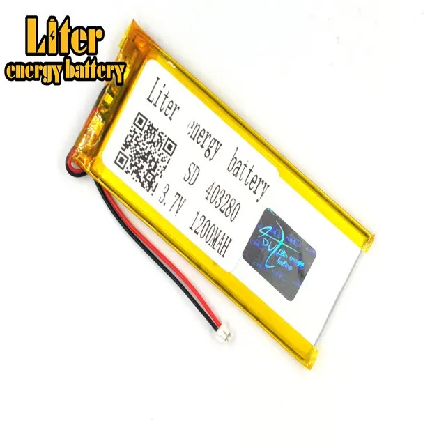 Разъем 1,5-2 P 403280 3,7 V 1200mah MP3 MP4 MP5 маленькие игрушки Bluetooth стерео LiPo батарея литий-полимерный аккумулятор