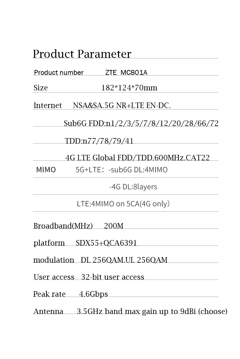 best wifi router for home HUASIFEI New 5G Indoor CPE Router ZTE MC801A 5G Router Wifi 6 WiFi Modem Router 4g/5g Wi-Fi Wireless With Sim Card Modem router amplifier for internet signal