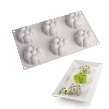 

1pc 6 Cavity Cloud Shape Silicone Mold Dessert Cake Mousse Mold Cake Decorating Tools