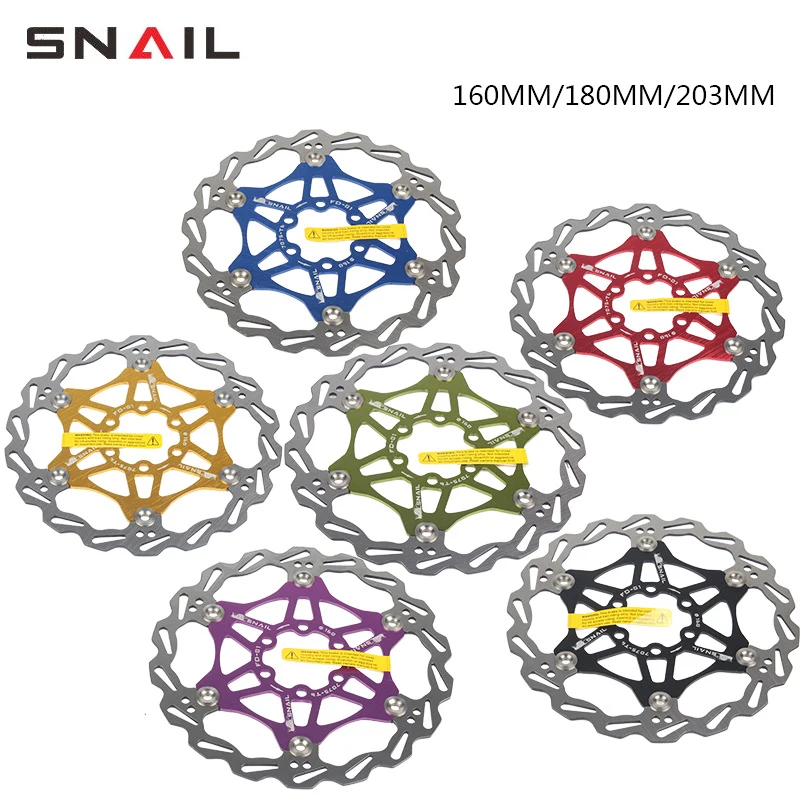

Bicycle Float Floating Disc Rotors Disc Brake MTB DH Brake 160mm 180mm 203mm Hydraulic Brake Pads Float Rotors Bicycle Parts