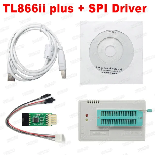 TL866II-SPI Adapter ICSP Повышение модуль SPI драйвер флэш-памяти SPI в цепи Адаптер для программирования TL866ii плюс программист - Цвет: TL866II-SPI Adapter