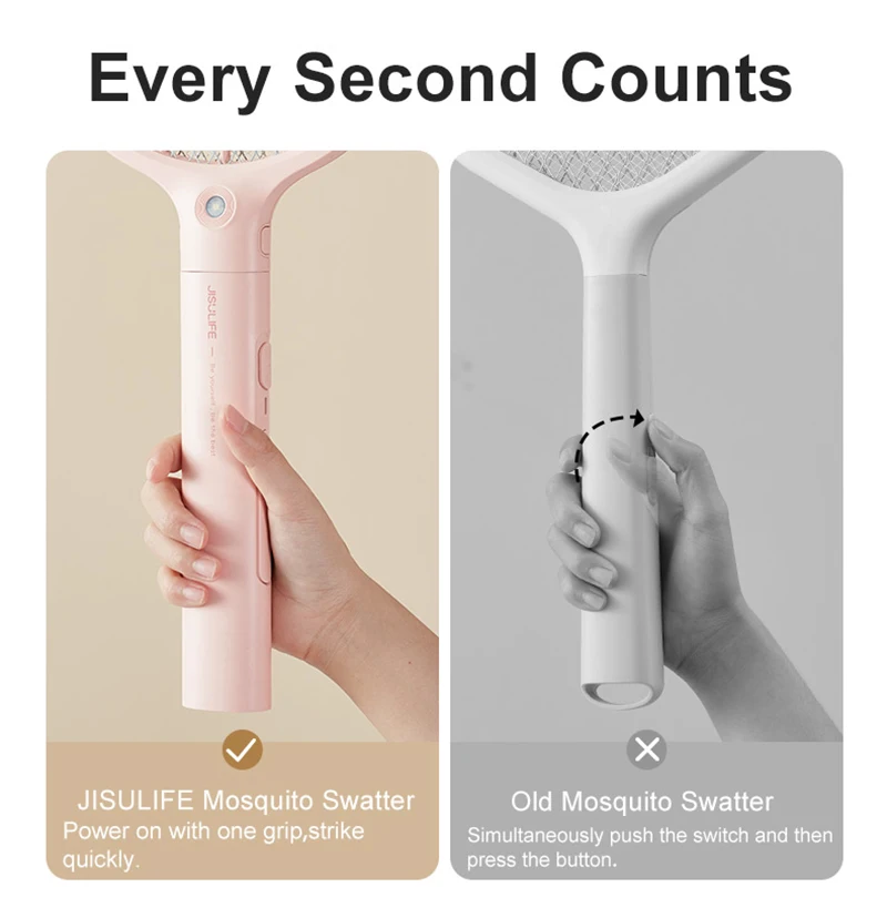 JISULIFE MS02 Retractable Mosquitoes Swatter 6