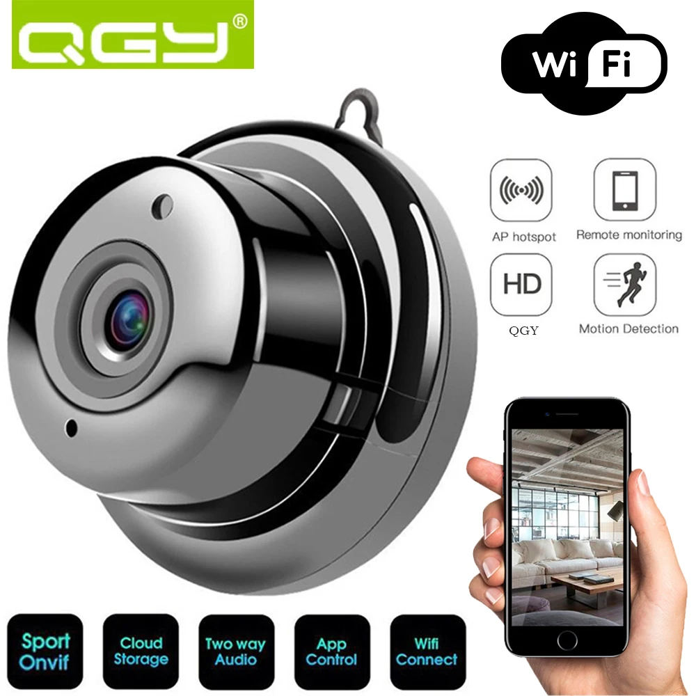 Wifi камера IP 1080P мини ночного видения HD видео датчик движения секретная Wi Fi