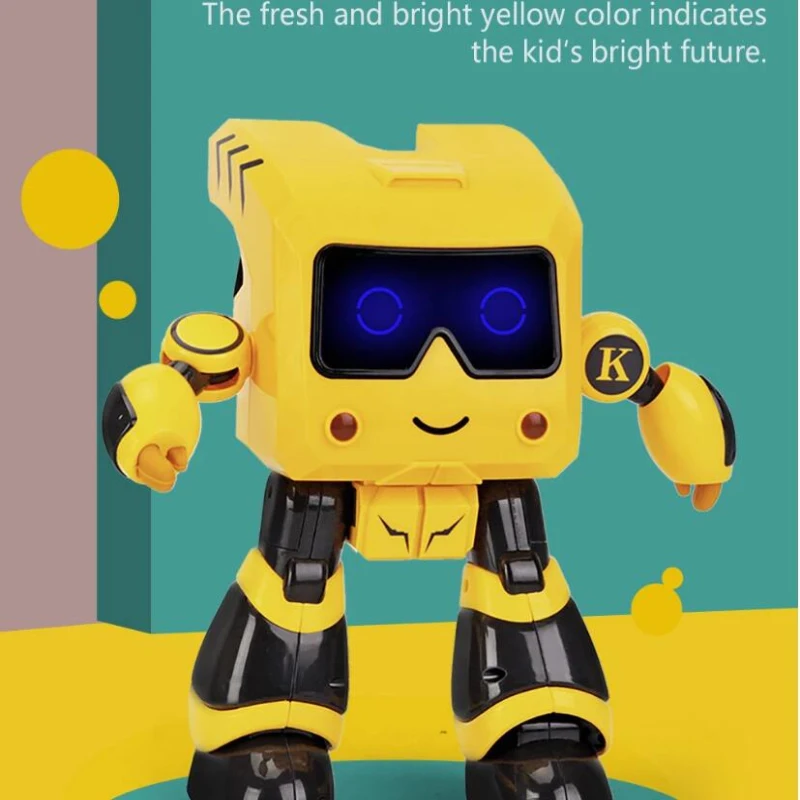English RC Smart Robot Kids Toy Coin Sensing Money Management Demo Walking Dance Intelligent remote control Robot Model