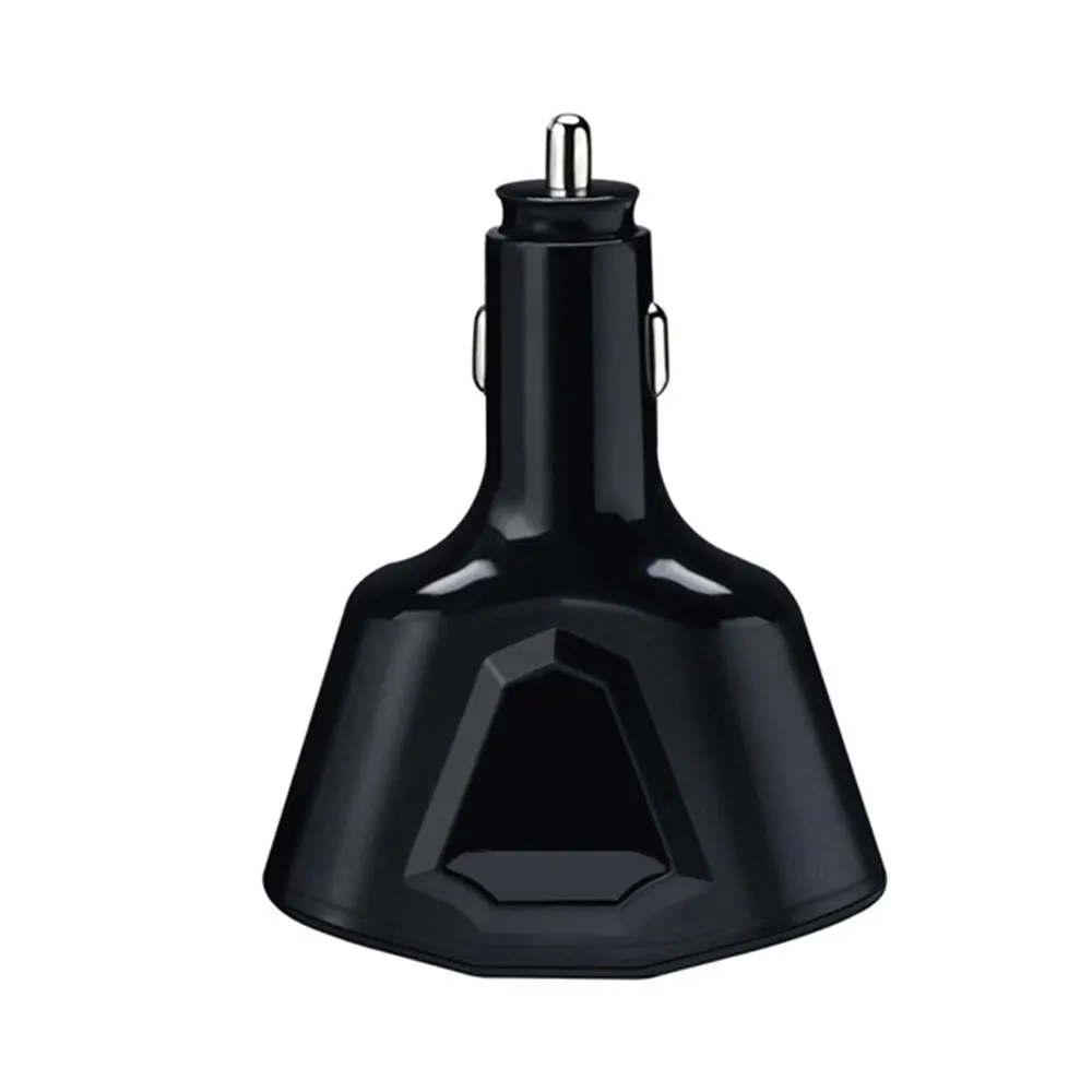 Black 3.1A двойной зарядное устройство USB с 2 Зажигалка розетки 120 Вт Поддержка питания дисплей измеритель тока для iPhone iPad Горячая - Название цвета: Black