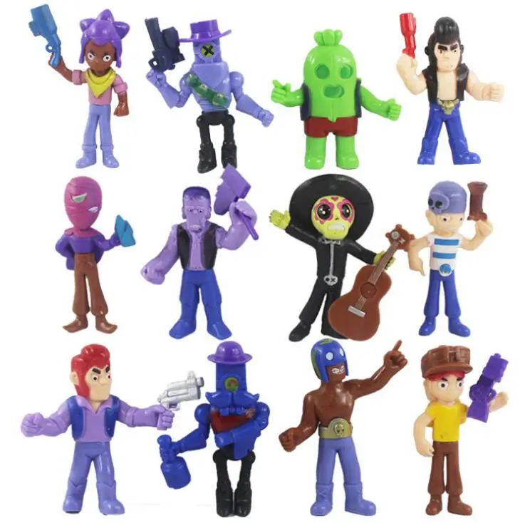 Игра фигурки игрушки Shelly Colt Jessie Brock Dynamike Леон ПВХ Модель Куклы Детский подарок 8 шт./10 шт./12 шт./18 шт