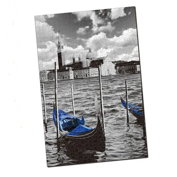 

1000Pcs 70 X 50cm Paper Jigsaw Puzzle Decompression Educational Toys Puzzle Game For Adults Kids Gifts - Boat In Water