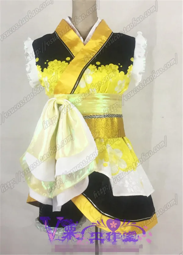 Lovelive! sunshine my dance сегодня Hanamaru Kunikida Косплей печатных кимоно Хэллоуин костюм для женщин индивидуальный заказ