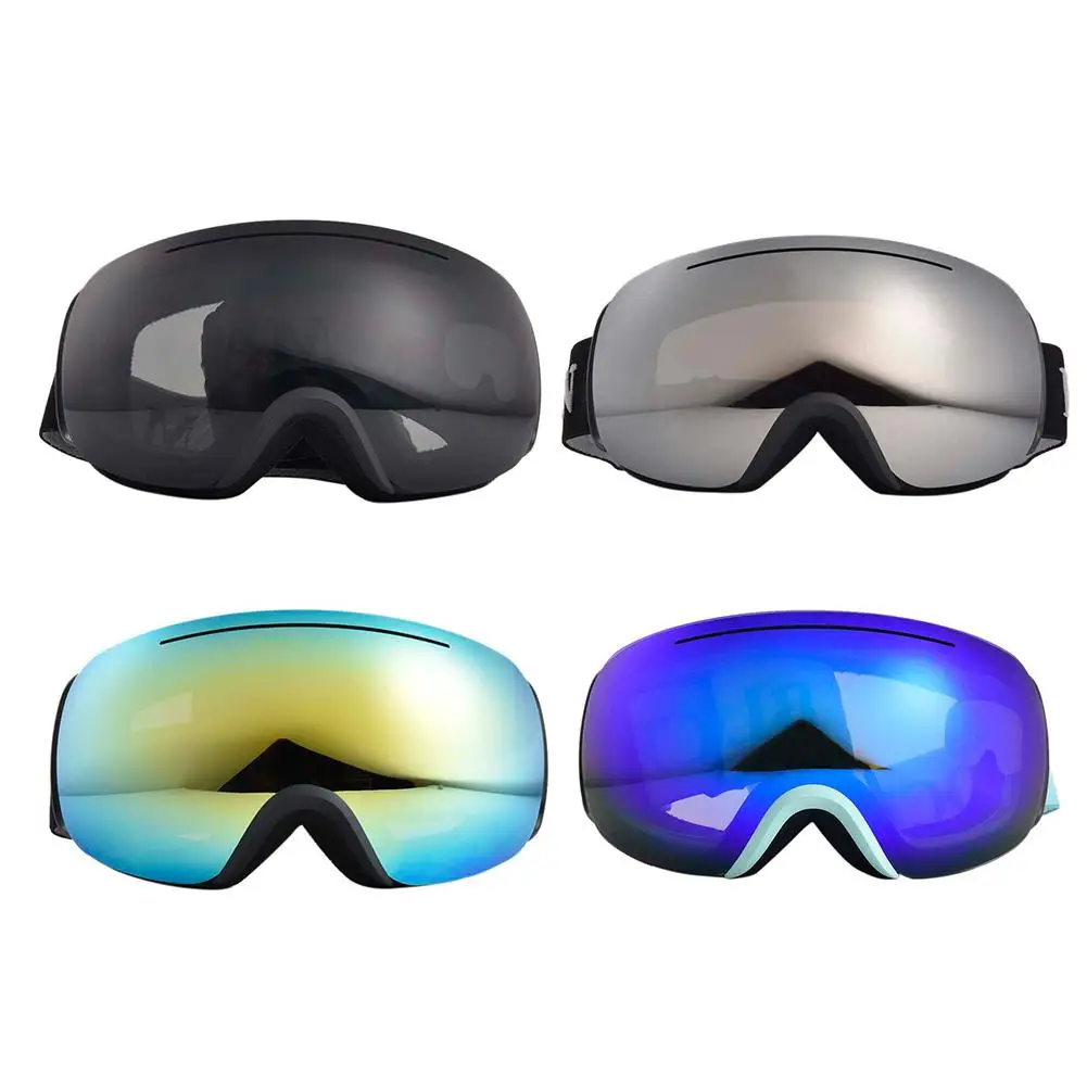 Зимние лыжные очки двухслойные ветрозащитные противотуманные лыжные альпинистские очки для взрослых УФ-защита лыжные очки Прямая поставка