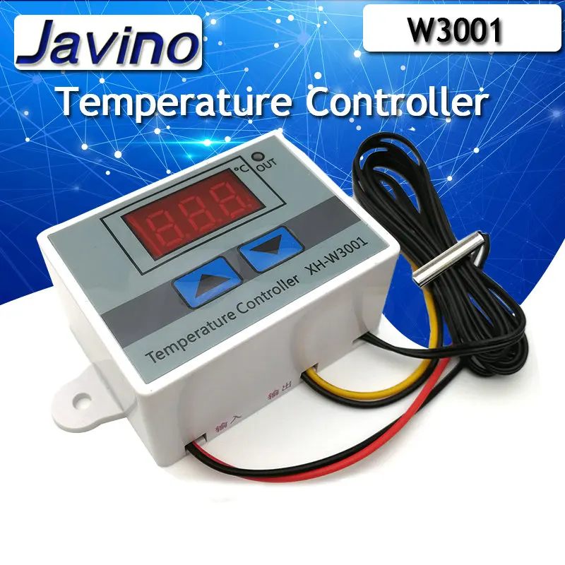 W3001 110V 220V 12V 24V Digital Temperature Controller Thermostat Thermoregulator Aquarium Incubator Water Heater Temp Regulator