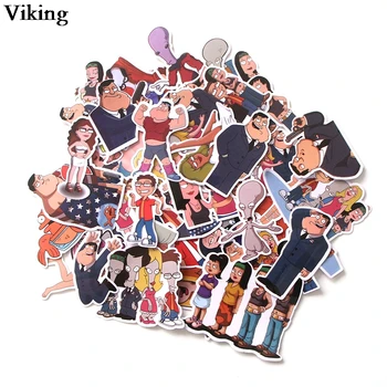 

10sets/lot Cartoon Stickers 55 Pcs/set Waterproof Stickers PVC Stickers For Notebook Scrapbooking Sticker Car Sticker G0206
