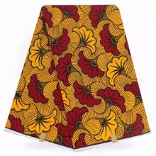 ESEWING Высококачественная африканская восковая ткань с принтом хлопок Анкара швейный материал для платья Анкара восковая ткань с принтом 6 ярдов