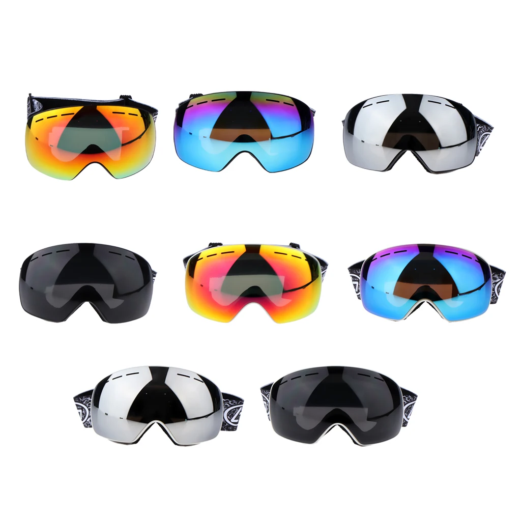 Ski Goggles Double Layers Anti-Fog Snowboard Skiing Glasses Snowboard Goggles Glasses Snow Skiing Glasses Anti-fog Ski Mask